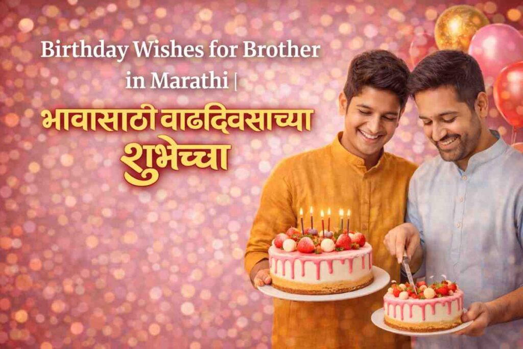 Birthday Wishes for Brother in Marathi